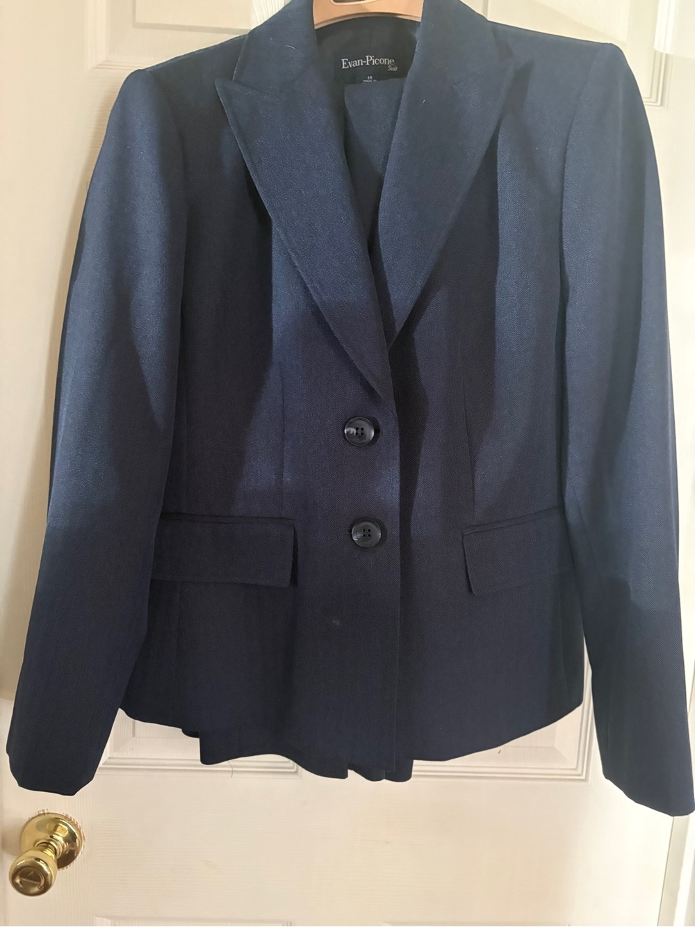 Evan Picone Navy Women's Pant Suit